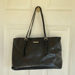 Dana Buchman Black Shoulder Bag Embossed bag